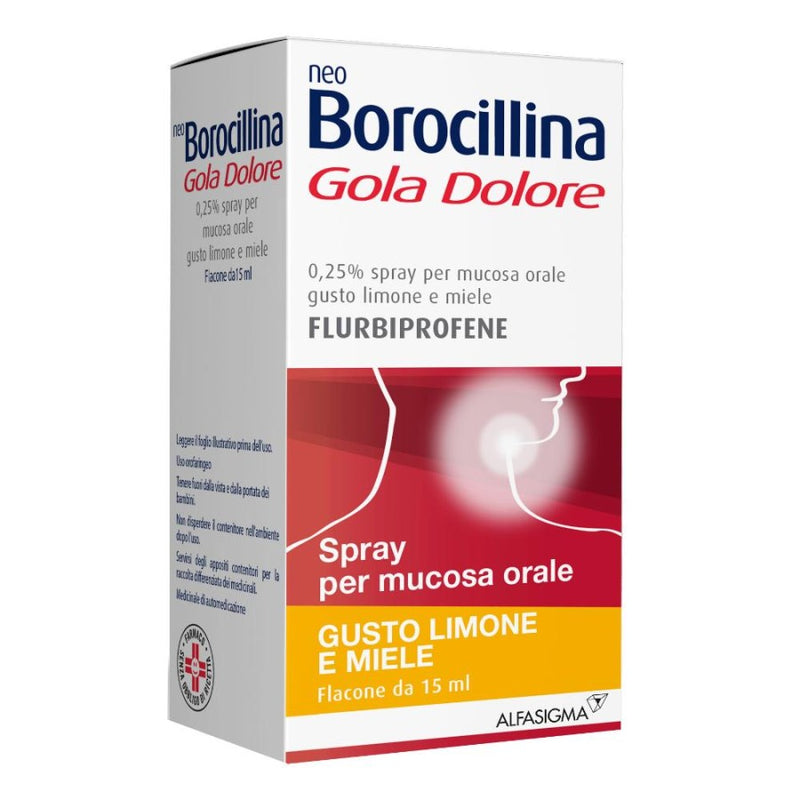 Neoborocillina Gola Spray Limone e Miele