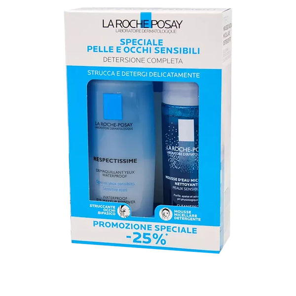 La Roche-Posay Speciale Pelle e Occhi Sensibili Mousse Micellare 150 ml + Struccante Occhi Bifasico 125 ml