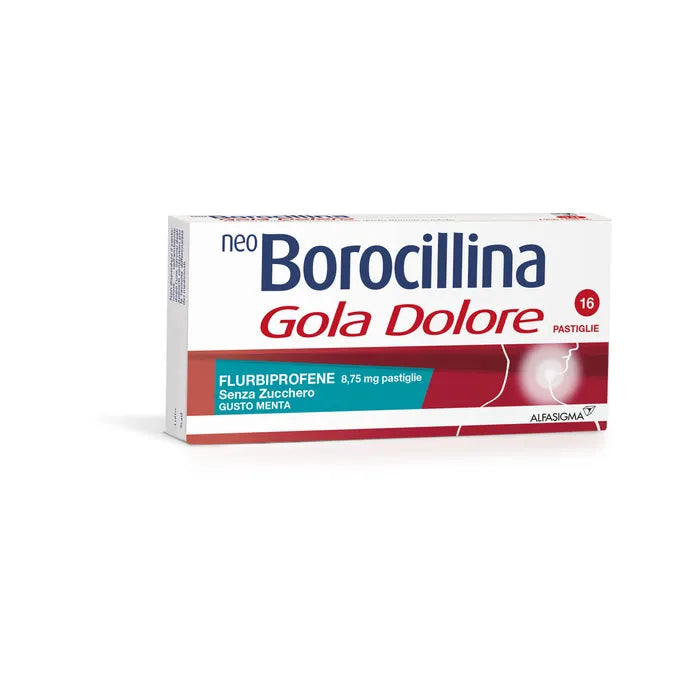 Neoborocillina Goladolore 16 Pastiglie Menta S/Z