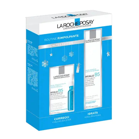 La Roche-Posay Routine Set Rimpolpante Hyalu B5 Booster 15 ml + Hyalu B5 Crema 40 ml