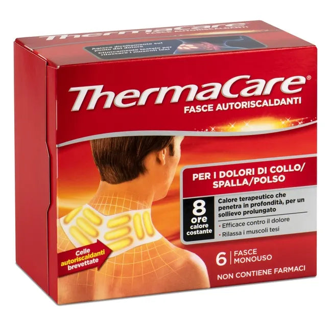 ThermaCare Fasce Autoriscaldanti Collo/Spalle/Polso 6Pezzi