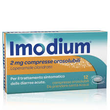 Imodium 2MG 12 CPR compresse orosolubili