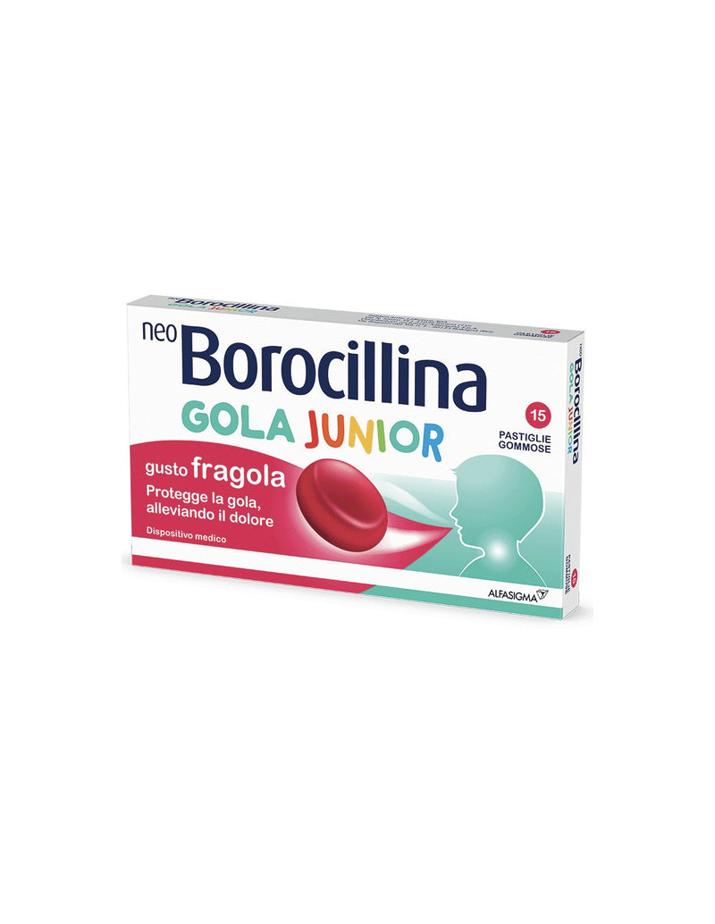 NeoBorocillina   GOLA JUNIOR   Gusto fragola